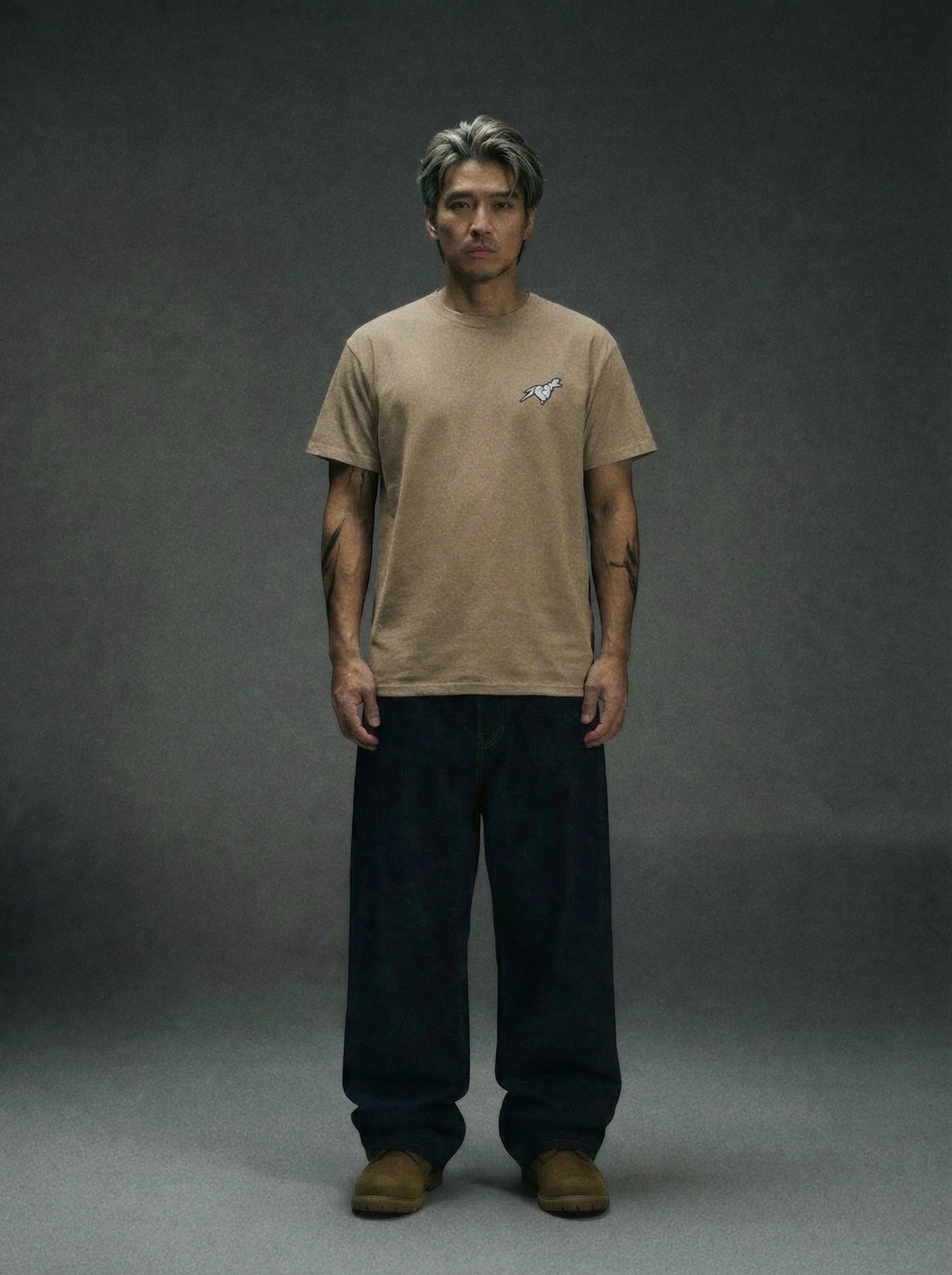 Basics Beige T-Shirt PEBVER. S