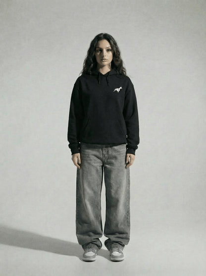 Basics Black Hoodie PEBVER.