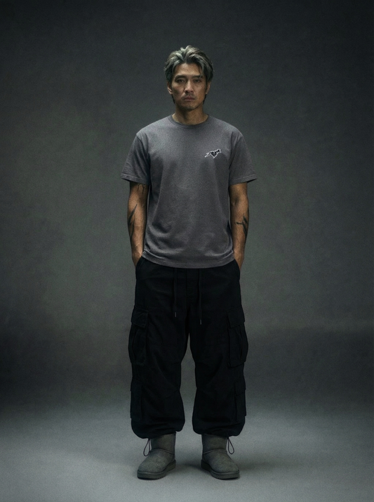 Basics Gray T-Shirt PEBVER. S