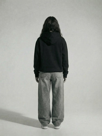 Basics Black Hoodie PEBVER.