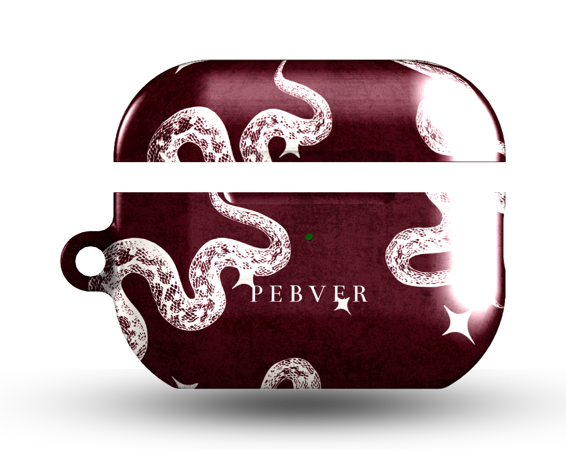 RedMoon | AirPods Case Accessories PEBVER. AirPods Pro Gen 2 White Glossy