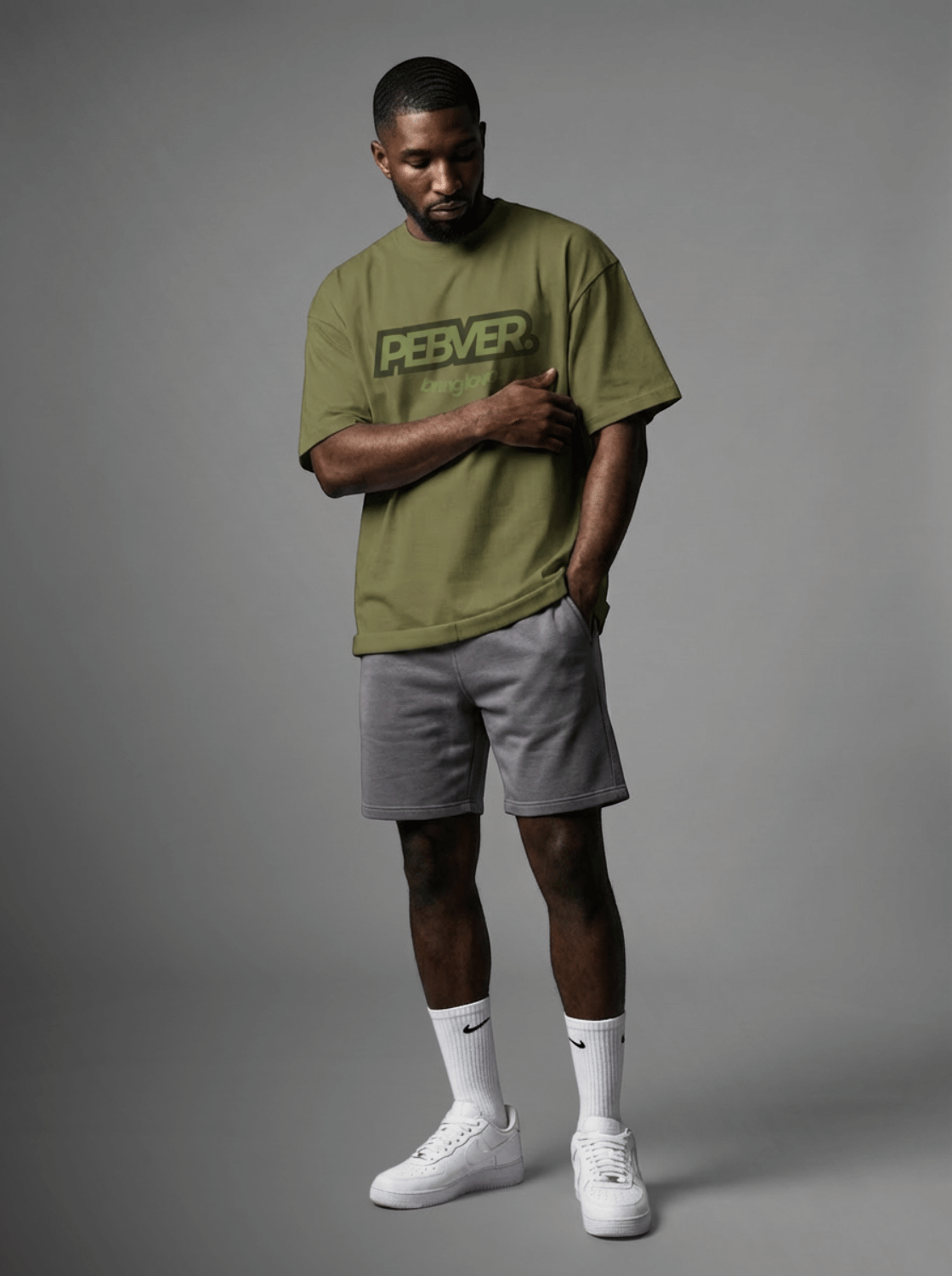 Bl Green tee